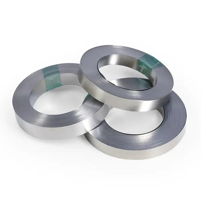 Rouleau de bande nickelée pour connecteur de batterie Li-ion 18650, 10 m/rouleau, 0.1mm 0.12mm 0.15m