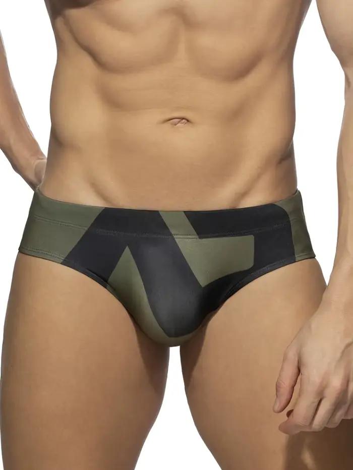 Sous-vêtements triangulaires à cordon de serrage pour hommes, maillots de bain pour hommes, shorts d