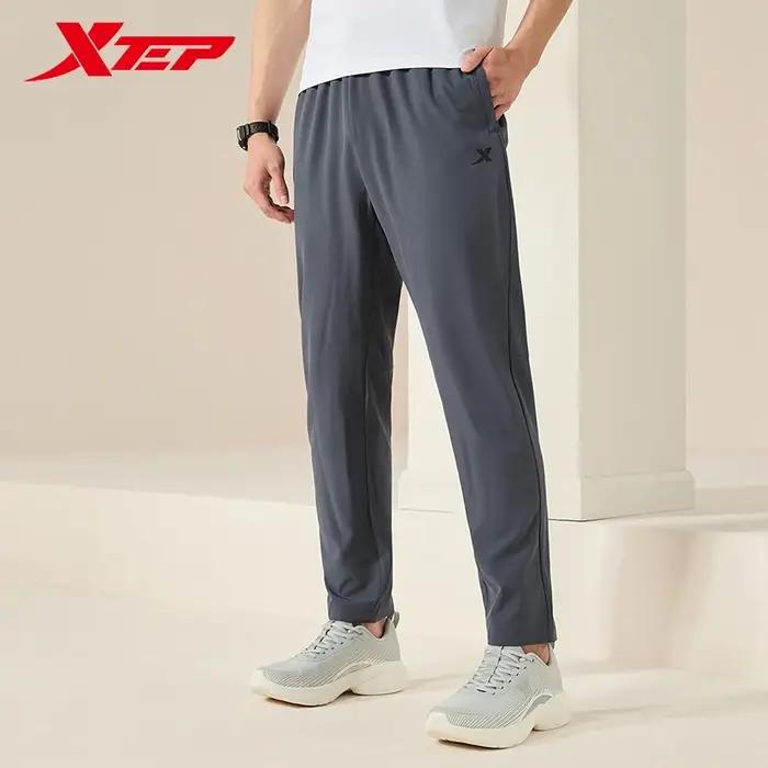 Pantalon de survêtement tissé Xtep pour hommes été - Respirant décontracté confortable plein air bas