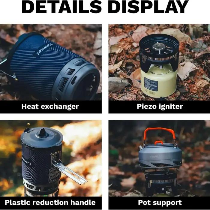 Fire-Maple FMS-X2 PRO Système de cuisson Brûleur à gaz avec Piezo VILLE Camping tout-en-un Cuisinièr
