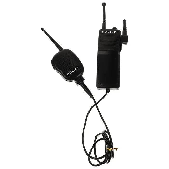 Fausse Radio de Police d'halloween, ensemble de talkie-walkie, accessoire de Cosplay américain, Radi