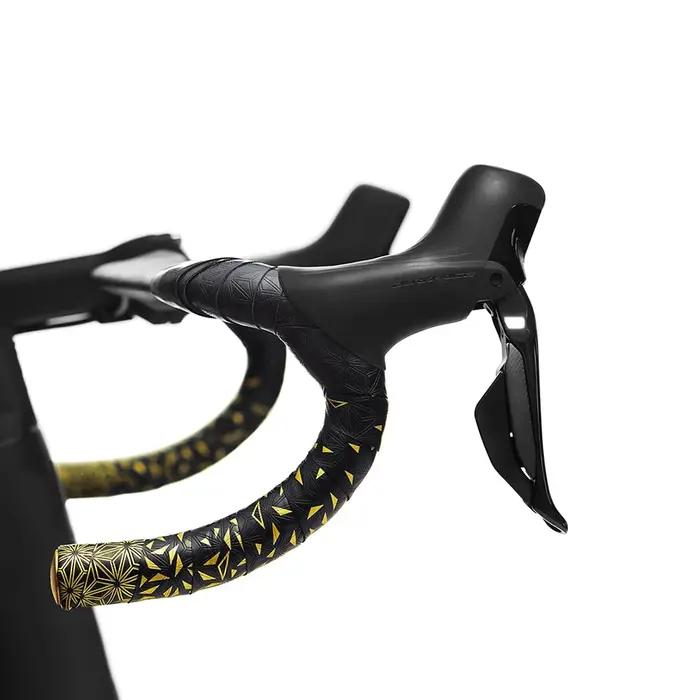 Ruban de barre de vélo de route Super collant Kush Star Fade EVA PU anti-dérapant amortisseur bande vélo course confort sécurité style unique