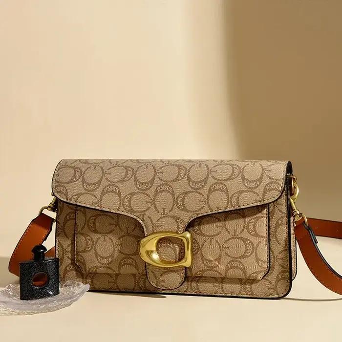 Sac à bandoulière Hobo vintage pour femme, nouveau design à boucle 2026, sac polyvalent en toile mon