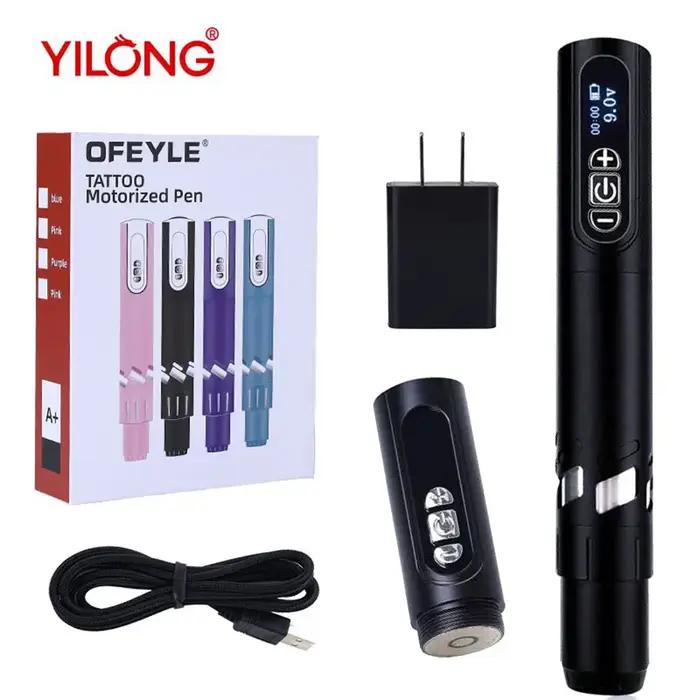OFEYLE-Machine à tatouer sans fil, stylo de maquillage, batterie pour touristes, stylo de tatouage l