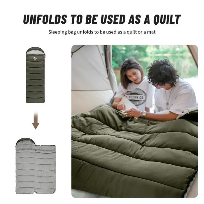 Naturehike – sac de couchage étanche ultraléger, couette en coton, Portable, enveloppe, Camping