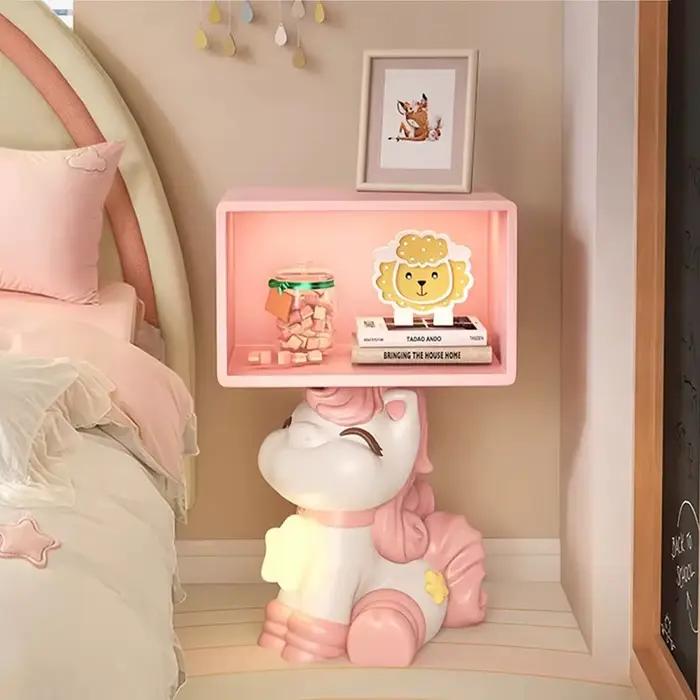 Table de chevet pour chambre à coucher, accessoires de décoration pour chambre de fille, mobilier ro
