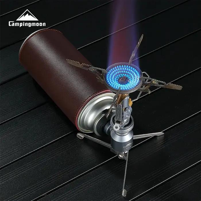 Réchaud de camping à gaz de type split pour l'extérieur Campingmoon XD-2F XT-2F, cuisinière d'alpini