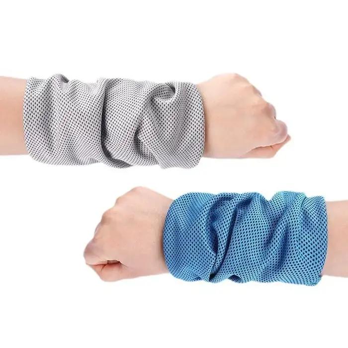 Serviette de sport en Fiber de Polyester, Absorption de la sueur, protection du poignet, lingette de