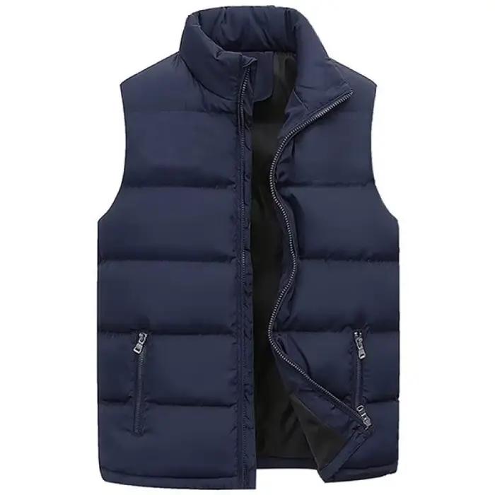 Veste à col montant pour homme imperméable et décontractée, chaude et résistante pour l'hiver et l'automne, vêtement de marque pour activités extérieures