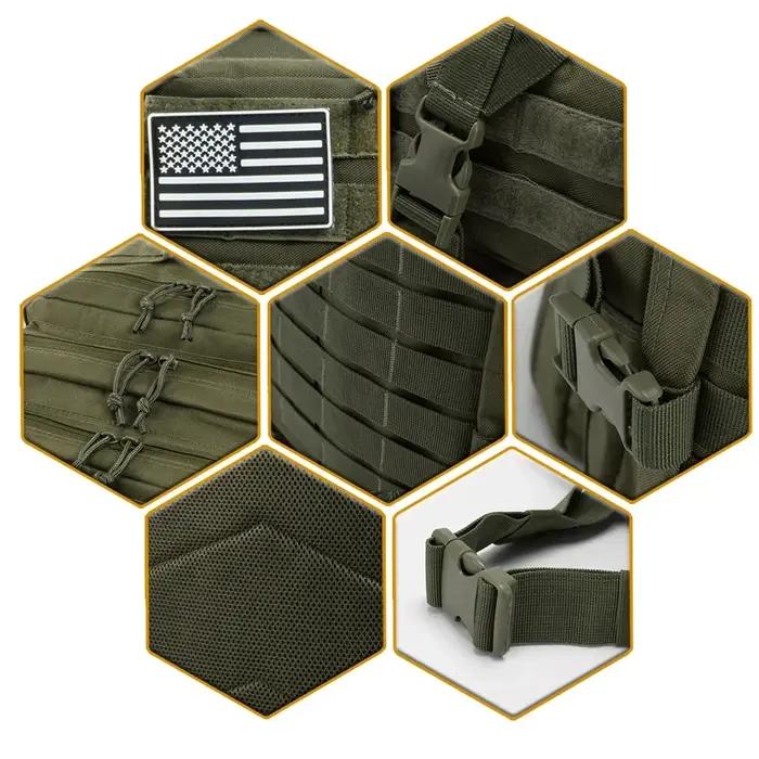 45L sac à dos tactique grande capacité sac à dos extérieur 3 jours Fitness sac de randonnée randonné