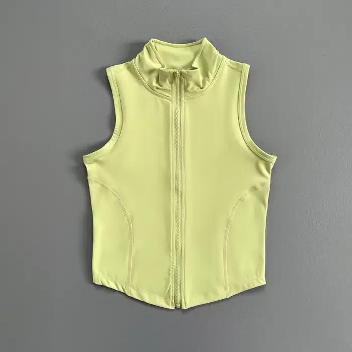 Gilet de sport sans manches, gilet à séchage rapide, haut court de sport pour femmes, gilet d'exerci