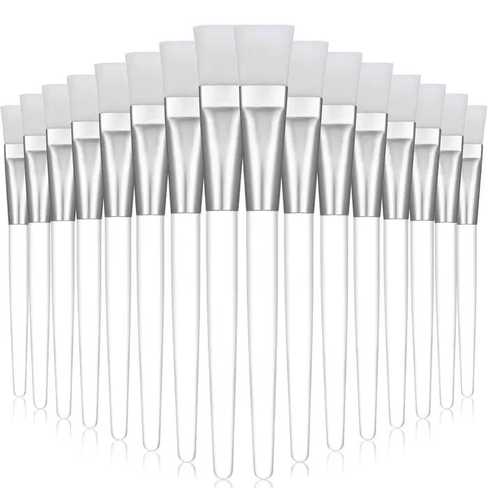 16 pinceaux pour masque facial - outils professionnels pour cosmétiques et soins de la peau, poils e