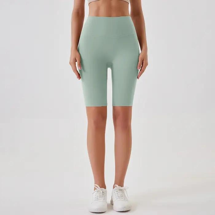 Short de yoga taille haute 2024 - Legging sans couture pour levage des fesses et cyclisme