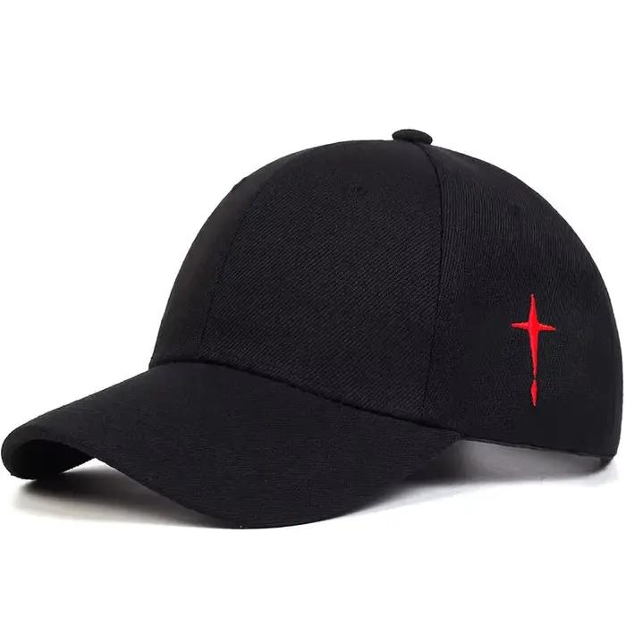 Casquettes de Baseball unisexes simples avec broderie de gouttes d'eau croisées, chapeau décontracté