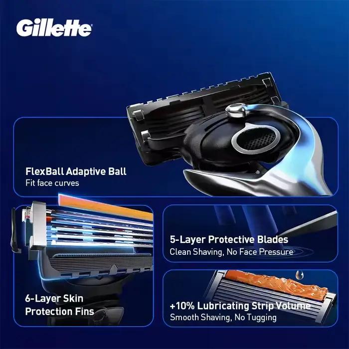 Rasoir Gillette Fusion 5 ProGlide pour homme, lames de rasoir Gillette Fusion 5 ProGlide, recharges