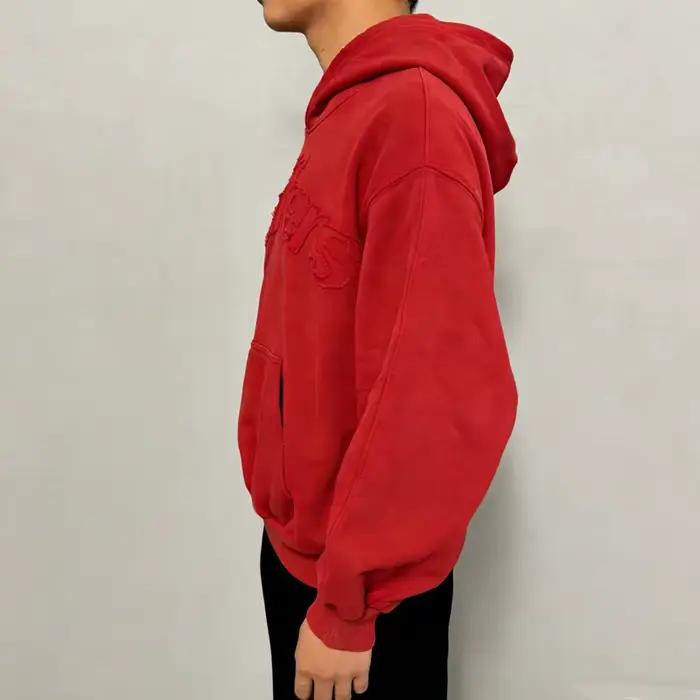 Sweat-shirts de style streetwear européen et américain, hip-hop, pour hommes et femmes, à manches lo