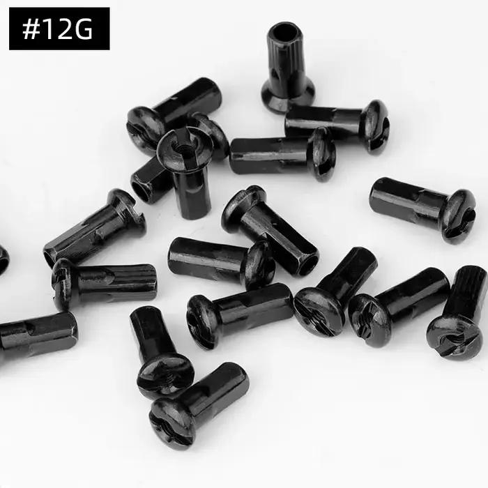 20/50 pièces écrous à rayons en laiton 14G 13G 12G vtt roue de vélo de route e-bike Scooter jante bo