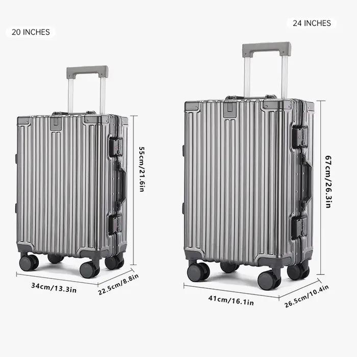 Valise pour homme 2026 Nouvelle valise à roulettes grande capacité, robuste et durable, avec fermetu