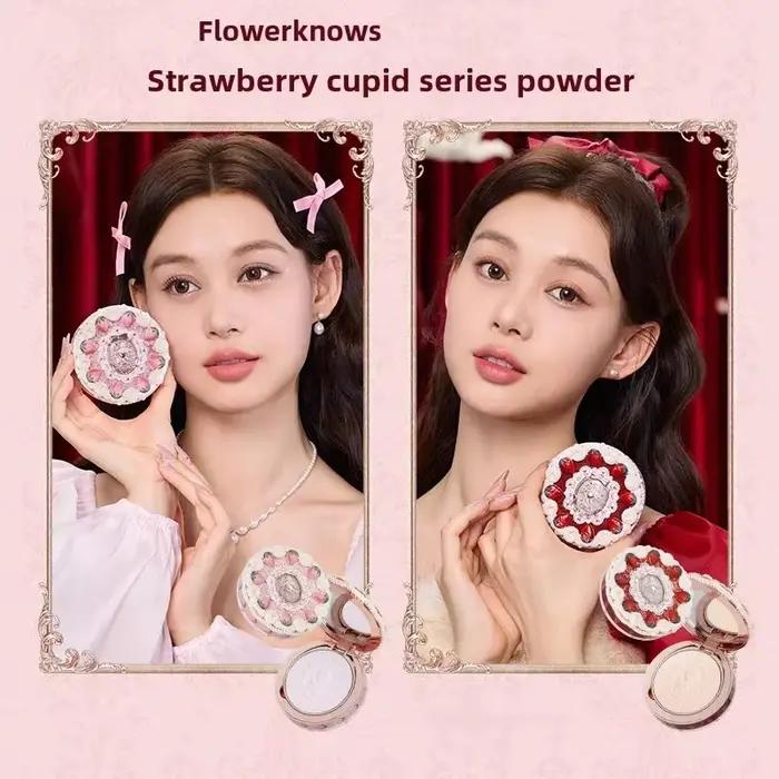 Collection Flower KnowStrawberry Cupid Box - Coffret de maquillage - Palette complète - Poudre press
