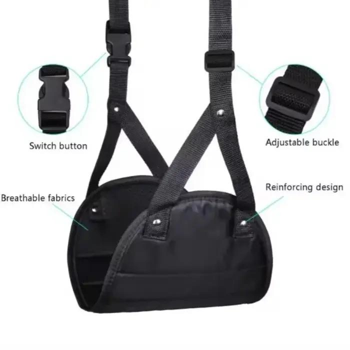 Hamac à jambes réglable Portable avec Support de pied confortable pour avion, bureau et voyage en vo