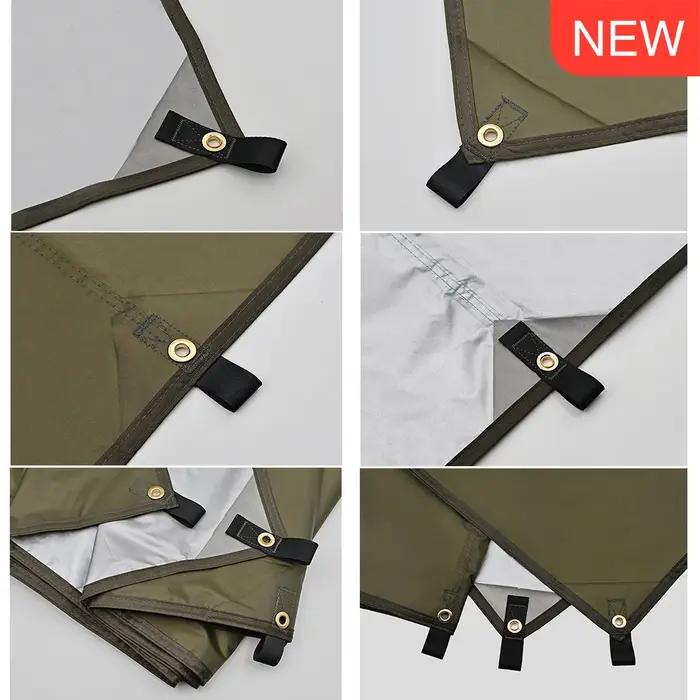SUV, Auvent latéral pour voiture, bâche imperméable avec poteau, cordes, piquets et ancre à ventouse