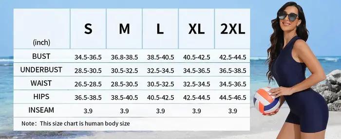 Maillot de bain une pièce femme professionnel col ras du cou - Maillot natation haute élasticité garçon