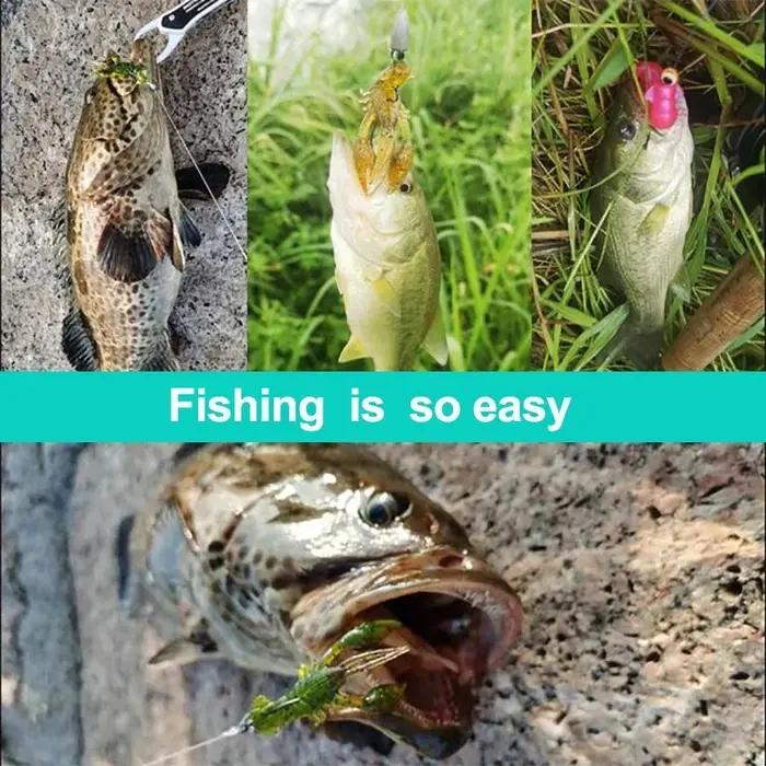 5/10 pièces leurres de poisson souples appâts de crevettes artificielles matériel de pêche homard éc