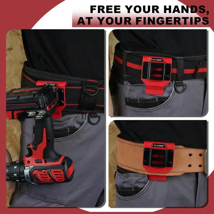 MELOTOUGH Support de forage pour ceinture à outils, clip de ceinture de forage, étui de forage, supp
