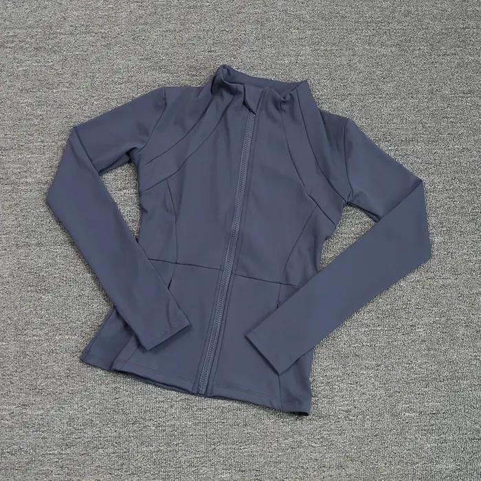 Manteau de sport pour femmes, chemise de Yoga, Slim, manches longues, course rapide, Pilates, Fitnes