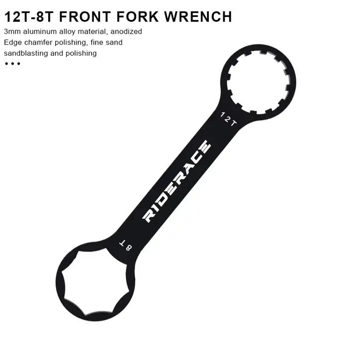 RIDERACE clé de fourche avant de vélo pour Suntour XCM XCR XCT RST outil d'installation de retrait d