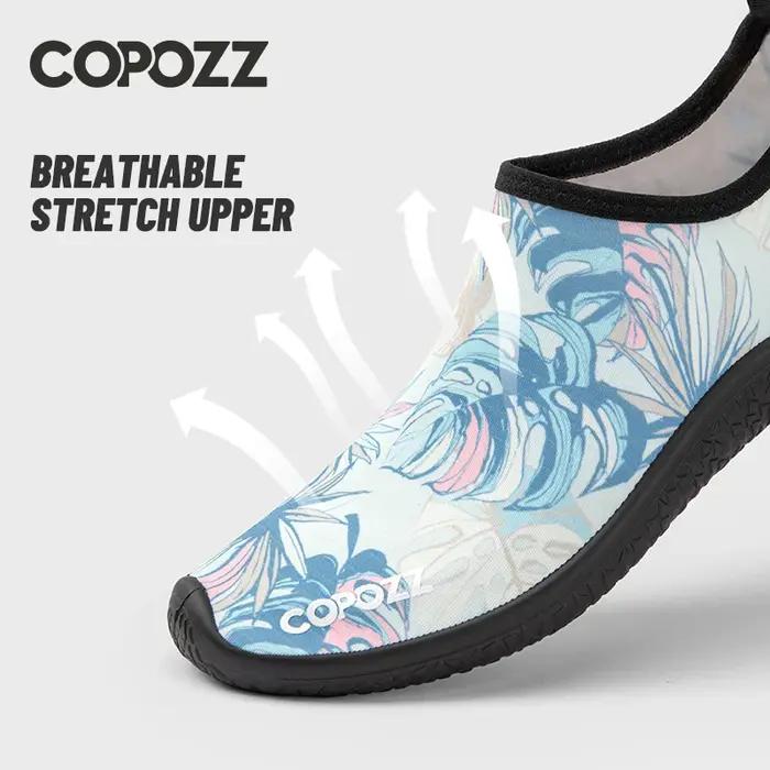COPOZZ chaussures d'eau d'été chaussures d'eau à séchage rapide chaussures de pataugeoire respirante
