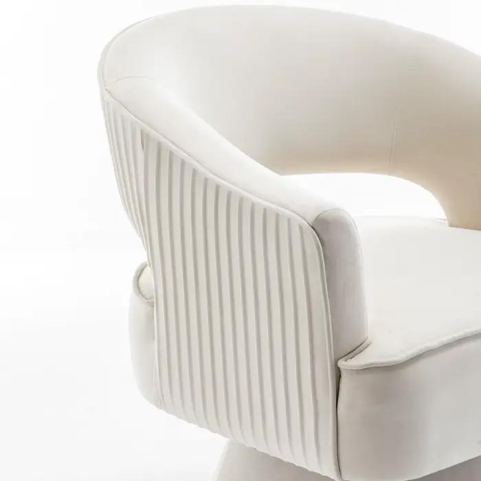 SEYNER-Ensemble de 2 fauteuils à bras en velours Mo.com.br