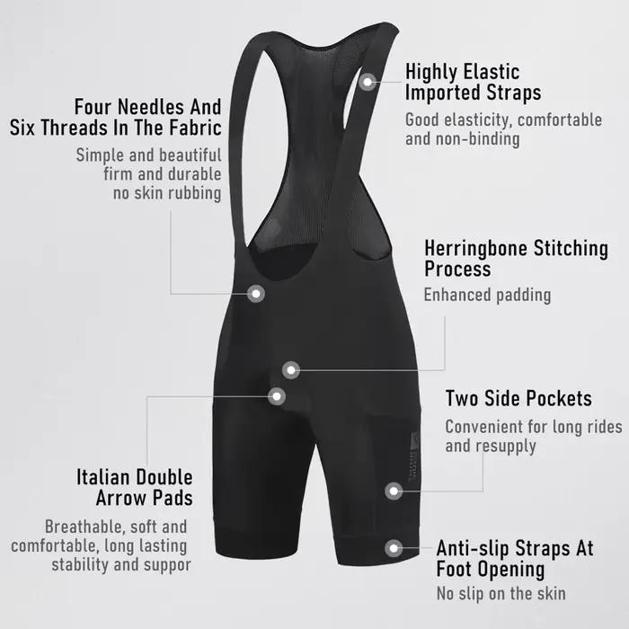 Cuissard cyclisme ThinkRider homme coussinet belge - haut de gamme respirant moulant confort vélo