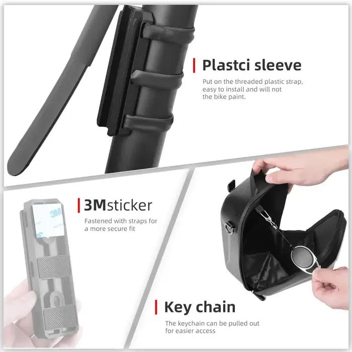 Bal inowalk-Sac avant universel pour scooter électrique Xiaomi, guidon, degré d'eau, dégagement rapi
