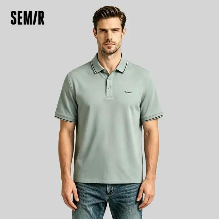 Polo Homme Semir 2026 – Rayures Color Block
