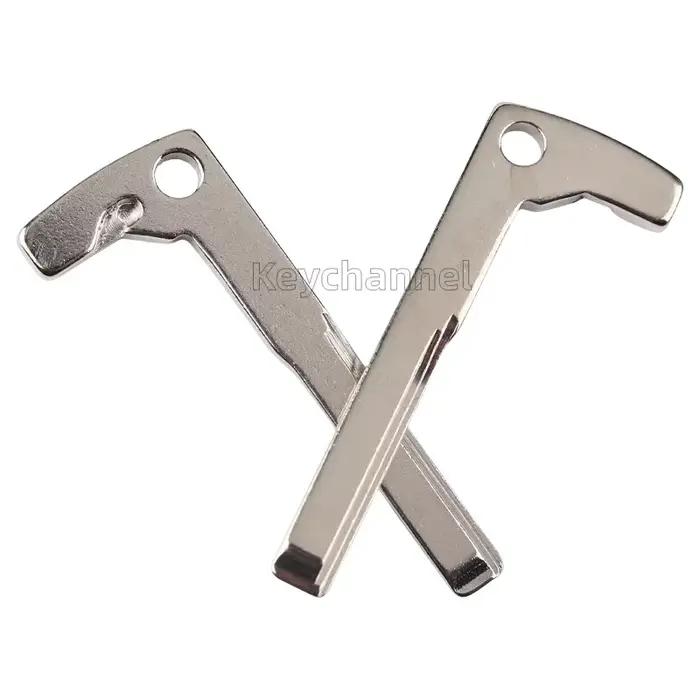 Keychannel 10 pièces Lame de clé de voiture d'urgence HU64, lame vierge pour clé intelligente, pour