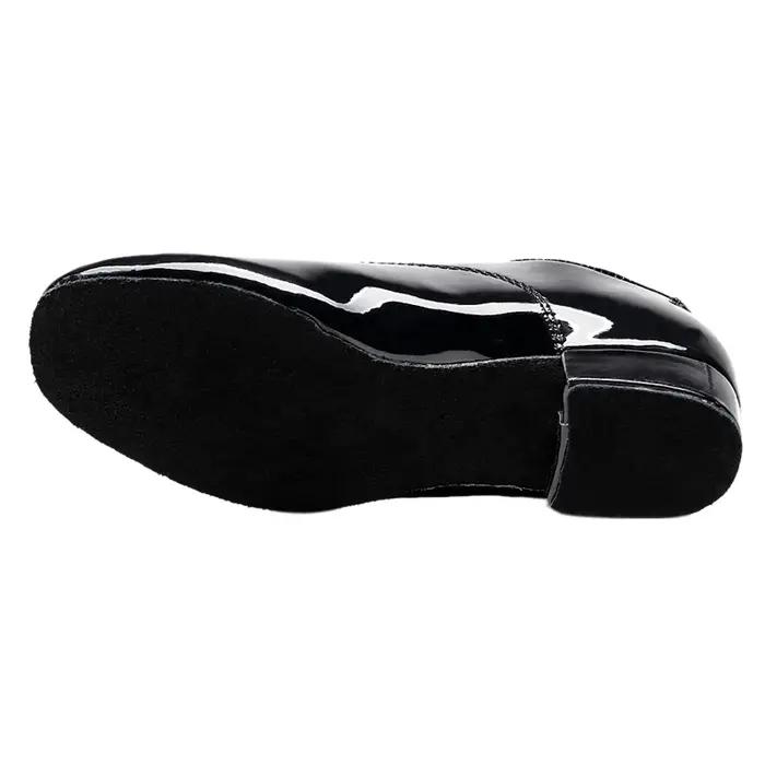 Chaussures de danse latine souples pour hommes danse moderne grande taille 2.5 cm talon pour garçon