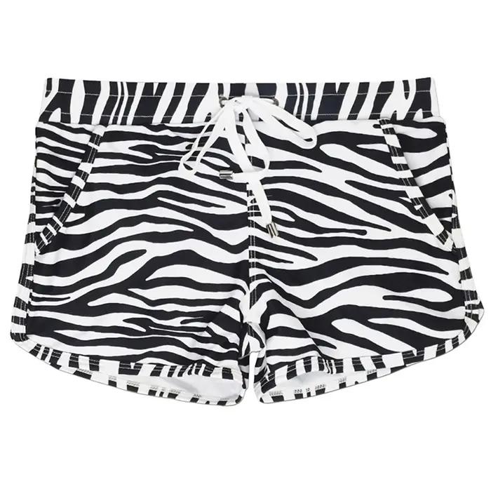 Maillot de bain imprimé zèbre pour hommes, Boxer Sexy avec poches pour le surf et les Sports de plag