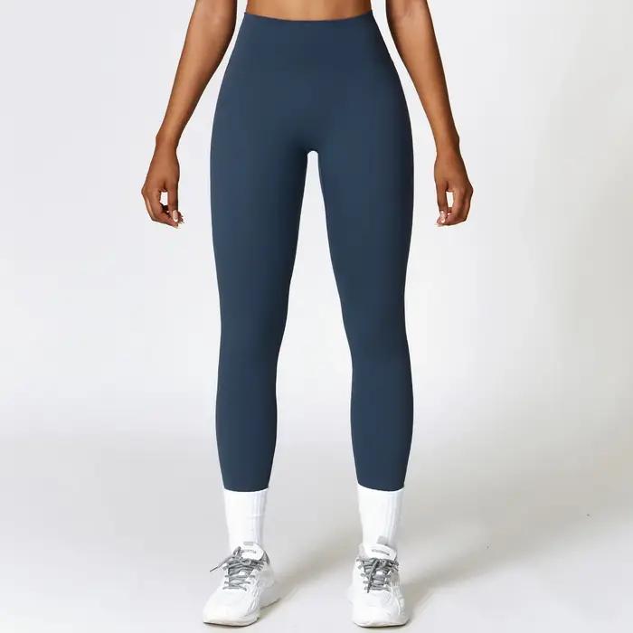 Collants Fitness Femmes Taille Haute Push Up - Leggings Sport Sans Couture Yoga Course Athlétique