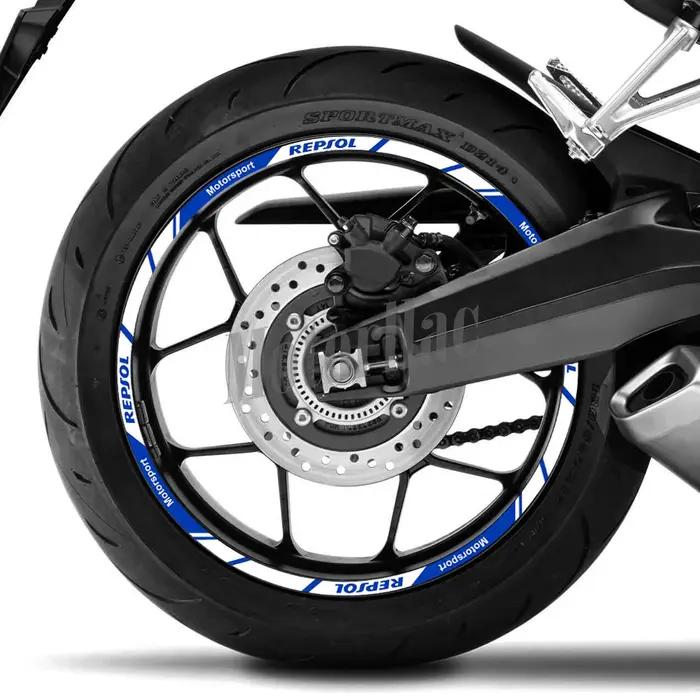 Autocollant réfléchissant pour roue de moto Repsol CBR CBR650rr, bande de jante, 17 pouces, accessoi