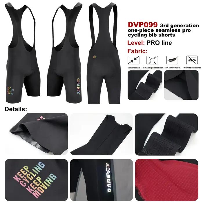 DAREVIE cuissard de cyclisme hommes sans couture 3.0 PRO niveau cuissard de cyclisme pour hommes 6H