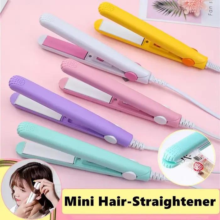 Mini fer à lisser, fournitures pour cheveux bouclés et lisses, fer à friser électrique thermostatiqu
