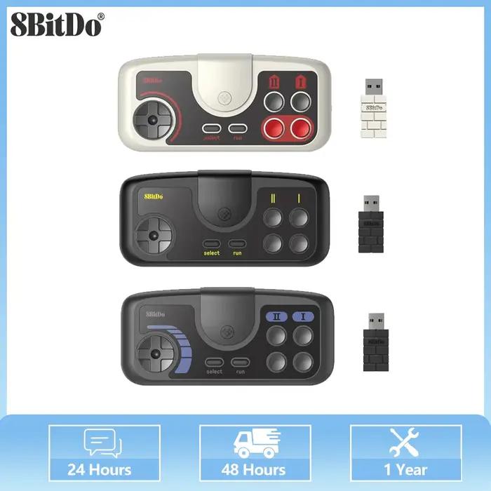 8Bitdo PCE 2.4G/TG 16/PCE Core 2.4G Support de manette de jeu sans fil pour moteur PC mini & moteur