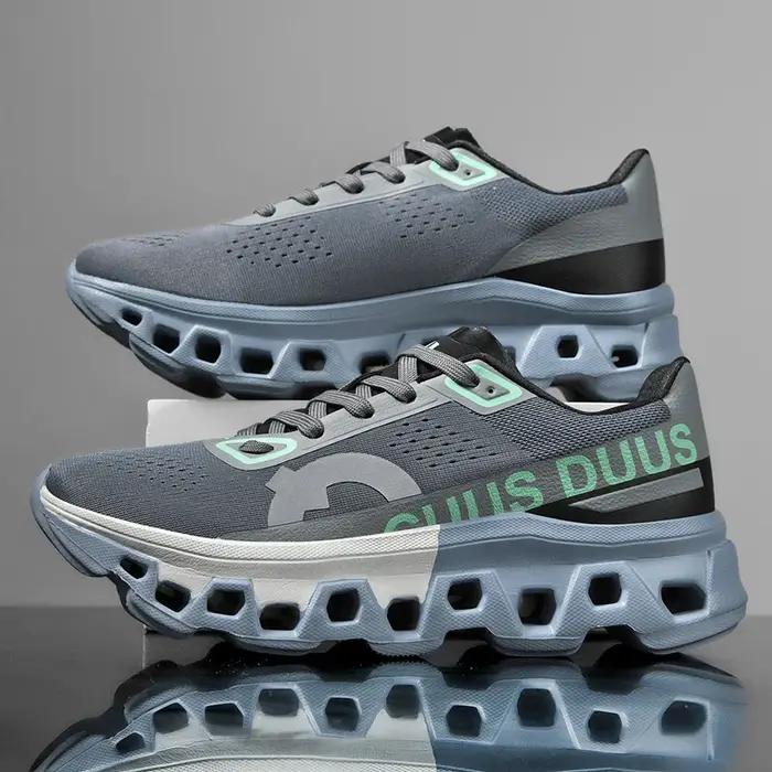 Chaussures de course pour hommes, chaussures tout-terrain, amortissantes, antidérapantes, respirante