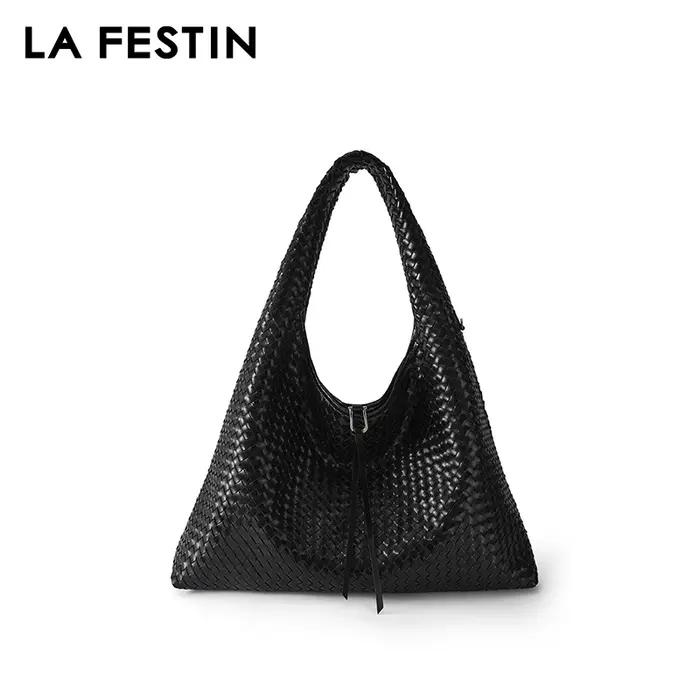 Sac à main pour femme LA FESTIN, nouvelle tendance, sac à bandoulière, sac tissé, grand sac à main,