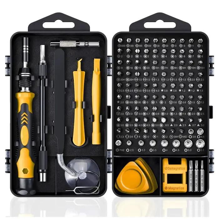 Kit de réparation d'ordinateur, Kit de tournevis magnétique pour ordinateur portable 122 en 1, jeu d