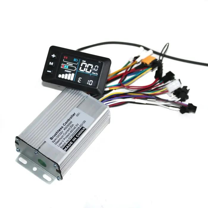 Contrôleur moteur électrique GREENSmen Six Mosfet LCD G51 36V-60V 500W BLDC pour vélo électrique