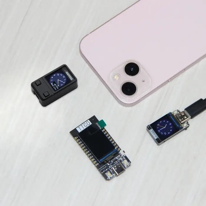 LILYGO® T-QT V1.1 ESP32-S3 GC9107 Panneau de développement de Module d'affichage LCD, T-QT pouces, V