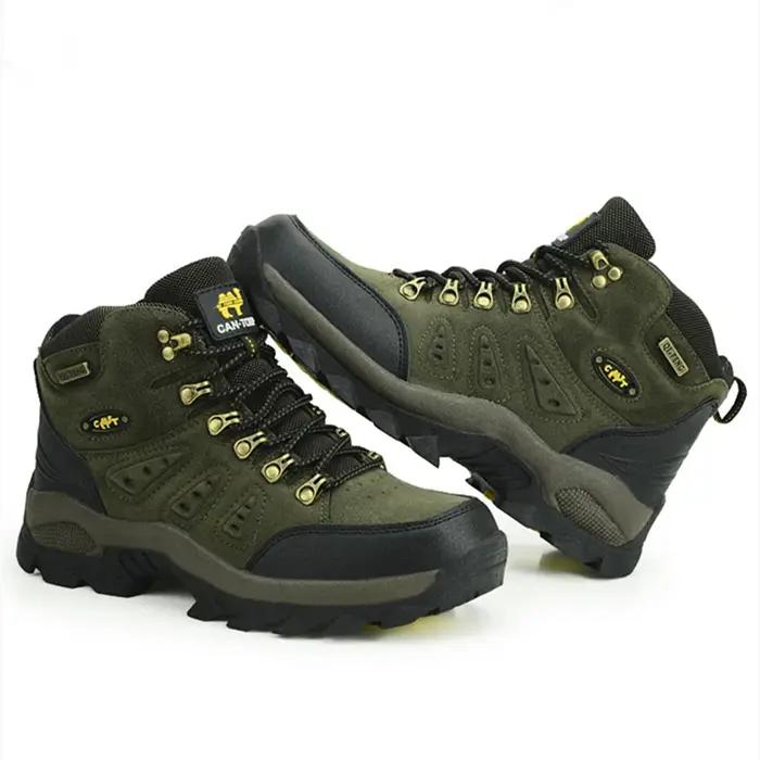 Bottes randonnée grande taille 48 homme - Antidérapant fourrure chaude - Plein air été hiver