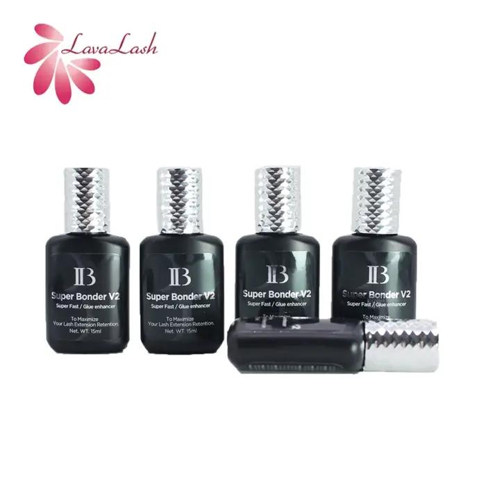 Agent de fixation de durcissement Transparent IB Super Bonder V2, 15ml, pour Extensions de cils, pri